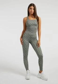 GuessALLOVER-G CUBE-LOGO - Leggings - Grün -Henry Tiger Butik 7646c56b3a4d4e2084e04295650a925d