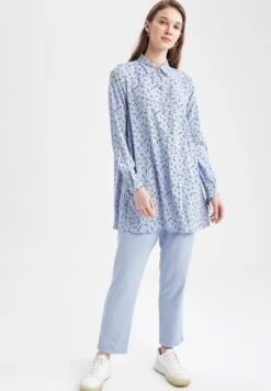 DeFactoRELAX FIT - Tygbyxor - Blue 7 DeFactoRELAX FIT - Tygbyxor - Blue -Henry Tiger Butik 786ae1449266428ca5dfbd336a89bc3a