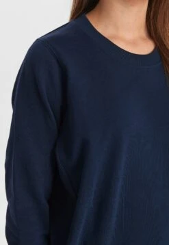 NümphNUNIKOLA - Sweatshirt - Dark Sapphire -Henry Tiger Butik 7cc2e77c75c04b88b85f71c447d57abe