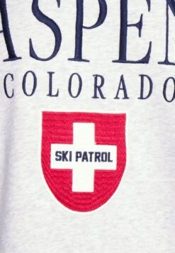 Abercrombie & FitchTHE SOFTAF MAX PATCH LONG SUNDAY CREW - Sweatshirt - Grey -Henry Tiger Butik 7fdb829693bb4685a6a5957c2b6d7c75