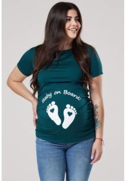 Chelsea ClarkLITTLE FEET FUNNY - T-shirt Med Print - Dark Green -Henry Tiger Butik 82ecb8af06024c6c87a2eeeeebbacde0