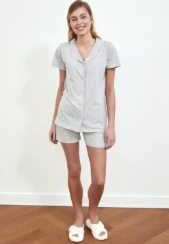 TrendyolPyjamas - Grey -Henry Tiger Butik 83dfe09d9dec4ab1bff782bfe2548756