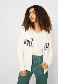 Hollister Co.TECH CORE - Tröja Med Dragkedja - Antique White -Henry Tiger Butik 8469d1e66b2648e4a84723c22851d67c