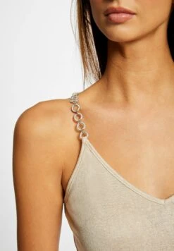 MorganTHIN STRAPS WITH CHAINS - Linne - Sand -Henry Tiger Butik 8552847b7ef040b7a60bffa5afdb5503