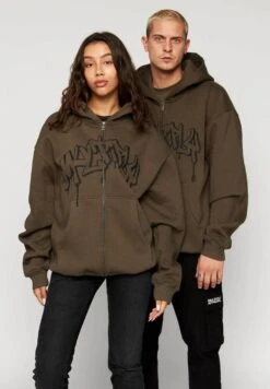 Multiply ApparelDRIPPIN - Tröja Med Dragkedja - Tarmac