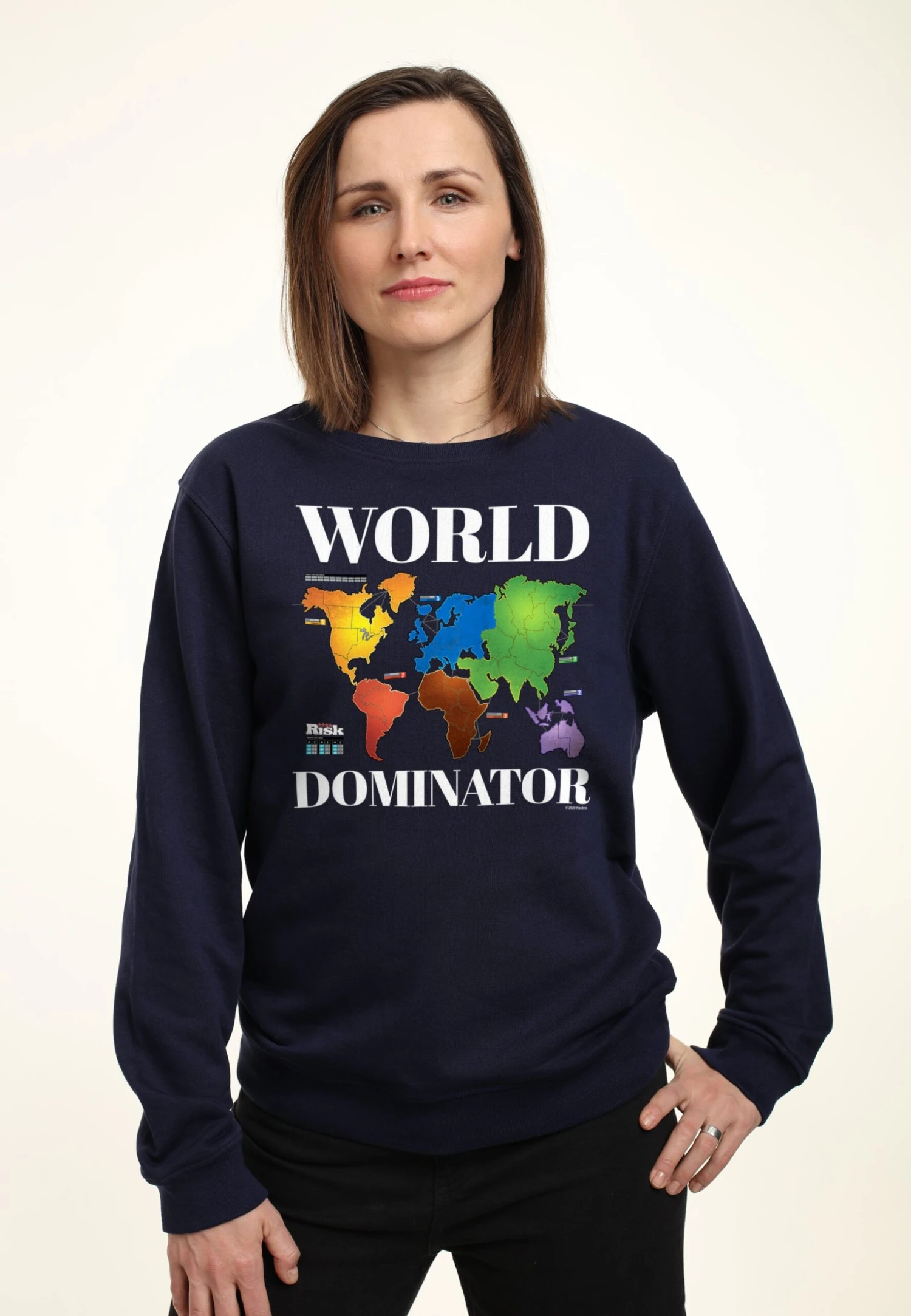 Henry TigerRISK WORLD DOMINATE - Sweatshirt - Navy Blue 3 Henry TigerRISK WORLD DOMINATE - Sweatshirt - Navy Blue