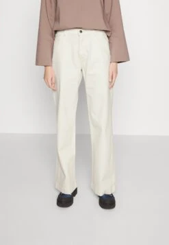 DL1961ZOIE WIDE LEG RELAXED VINTAGE - Jeans Bootcut - Ecru Vintage