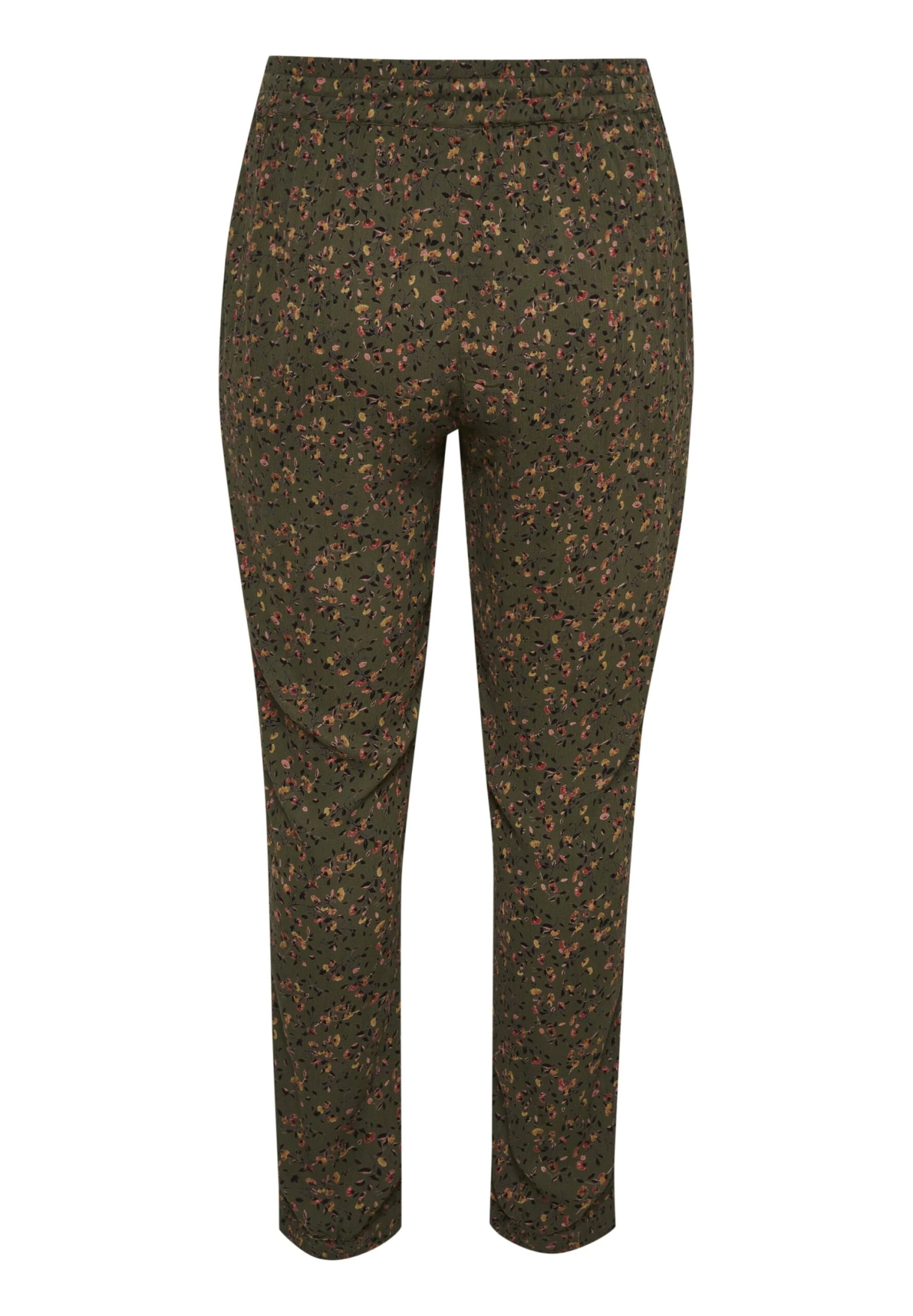 Kaffe CurveTygbyxor - Green Multi Col Flower Print 7 Kaffe CurveTygbyxor - Green Multi Col Flower Print - Bild 5