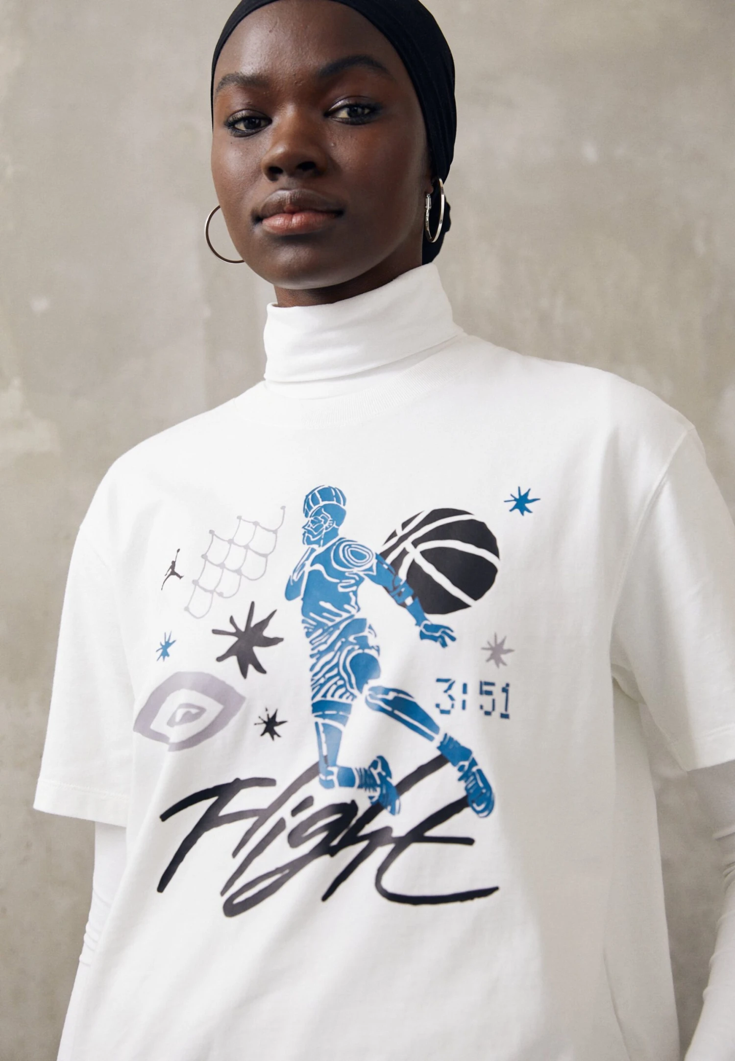 JordanTEE CORE - T-shirt Med Print - White 3 JordanTEE CORE - T-shirt Med Print - White