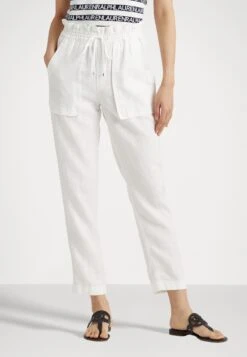 Lauren Ralph Lauren PetiteADRIARIE ANKLE FLAT FRONT - Tygbyxor - White