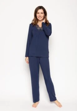 Nora RoseJENNA - Pyjamas - Navy -Henry Tiger Butik 966681af3f5b42c8b607589378a1c382