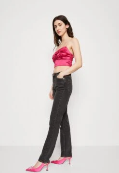 WeekdaySMOOTH HIGH - Jeans Slim Fit - Nuit Black -Henry Tiger Butik 9dafe01241dd4a47b4a731f8c8854be5