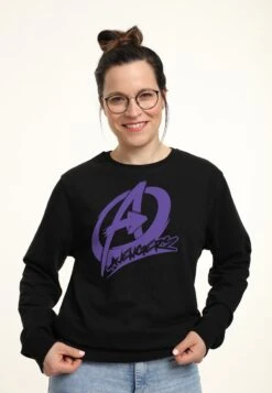Henry TigerMARVEL CLASSIC AVENGER GRAFFITI - Sweatshirt - Black