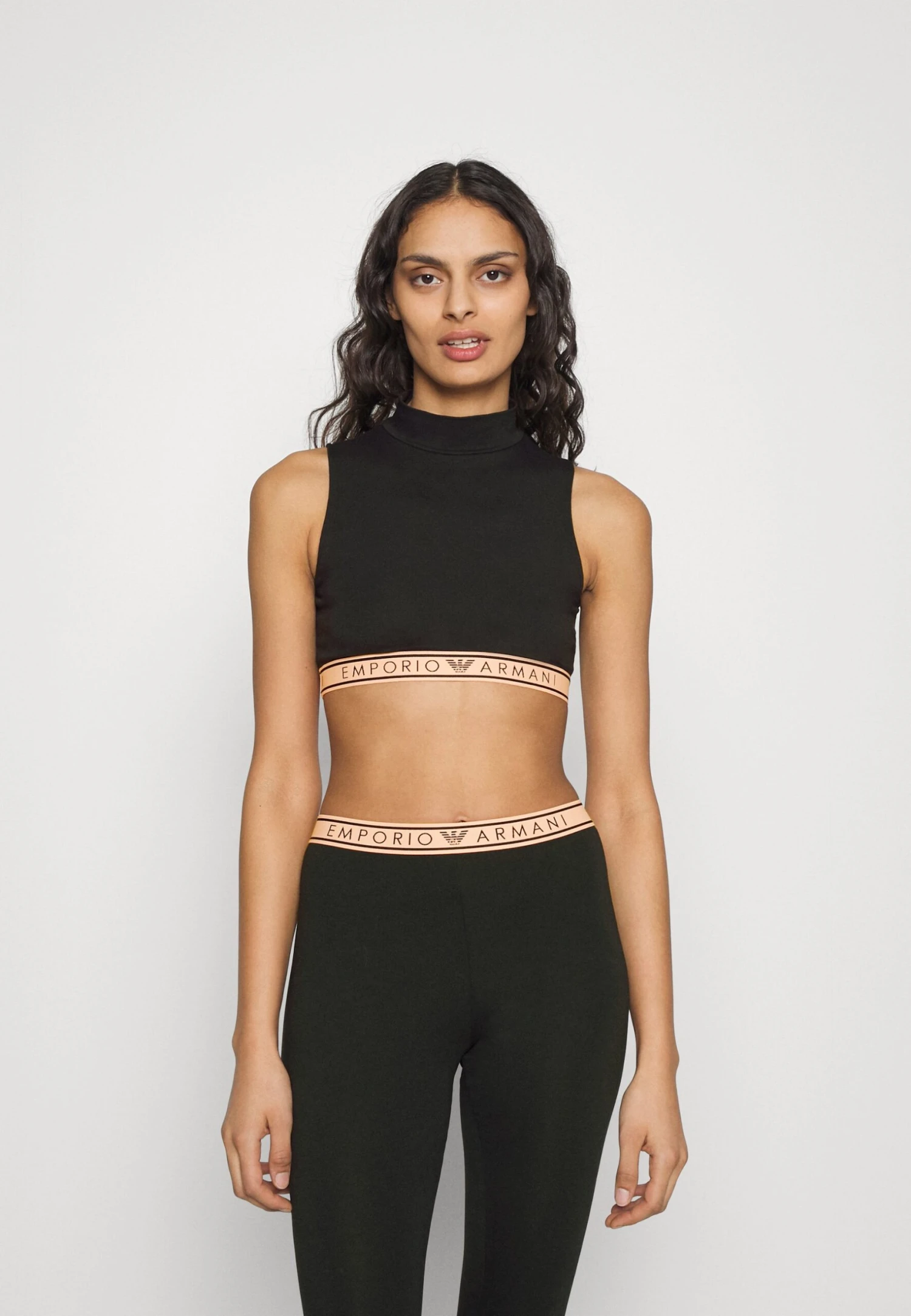 Emporio ArmaniCROP TOP - Pyjamasöverdel - Nero 3 Emporio ArmaniCROP TOP - Pyjamasöverdel - Nero