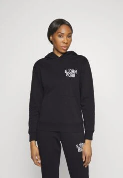 BJØRN BORG Björn BorgESSENTIAL HOODIE - Luvtröja - Black Beauty
