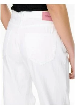 ONLYONLDAD REG - Tygbyxor - White -Henry Tiger Butik a4ad4128943d4414bf94ef53a0736470