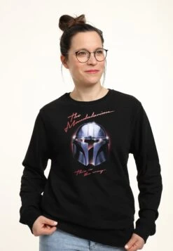 Henry TigerSTAR WARS: MANDALORIAN HELMET CHROME - Sweatshirt - Black -Henry Tiger Butik a571f2a530b8432892bfbdd11dfbf21b