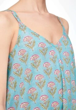 OYSHOFLORAL MOTIF MIDI - Nattlinne - Blue -Henry Tiger Butik a5b3e245c25d4fa688b103c6e6d639b1