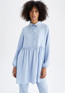 DeFactoSET REGULAR FIT - Tygbyxor - Blue -Henry Tiger Butik a8f97ffd93b84e80a2d8c7c8e536d102