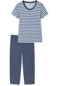 SchiesserESSENTIAL STRIPES - Pyjamas - Blau -Henry Tiger Butik a9a6f397ea0f4774ae6765e6d2cd7617