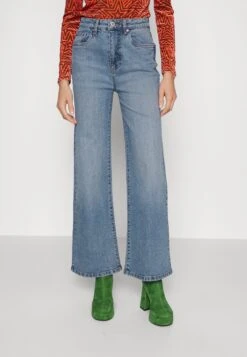 Cotton OnWIDE LEG - Flared Jeans - Dusk Blue