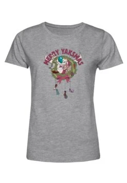 Henry TigerTHE REN & STIMPY SHOW YAKSMAS - T-shirt Med Print - Heather Grey -Henry Tiger Butik aa2fa841d6e34b0a81d8a84a957fda01