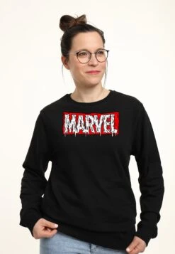 Henry TigerMARVEL OTHER MELTING MARVEL - Sweatshirt - Black -Henry Tiger Butik aa4685c06ca04627a5f16dd9c10fd0a9