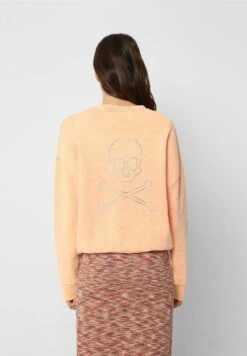 ScalpersWITH SHINY SKULL - Sweatshirt - Orange