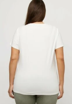 Ulla PopkenPAISLEY RUNDHALS HALBARM - T-shirt Med Print - Offwhite -Henry Tiger Butik b0b4ecf6f6d841c08510b580fef21492