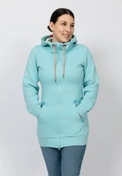 SalzhautSALZHAUT KRAUG - Tröja Med Dragkedja - Aqua