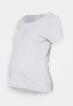 Cotton On MaternityMATERNITY HENLEY SHORT SLEEVE 3 PACK - T-shirt - Bas - Black/white/silver -Henry Tiger Butik b43171747e6b4997a27f7d772e912c8d