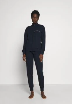 Emporio ArmaniJACKET AND PANTS WITH CUFFS SET - Pyjamas - Blu Navy