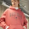 WRSTBHVRAXIS HOODIE UNISEX - Luvtröja - Mineral Red