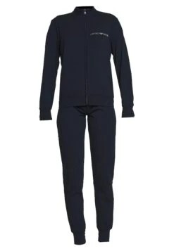 Emporio ArmaniJACKET AND PANTS WITH CUFFS SET - Pyjamas - Blu Navy -Henry Tiger Butik b676cc315f6948fd9da94cabb19faa64