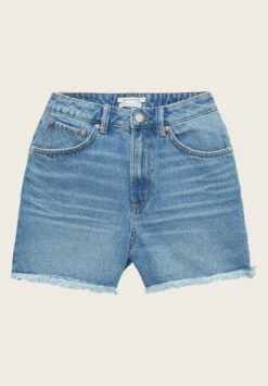 TOM TAILOR DENIMMOM - Jeansshorts - Used Mid Stone Blue Denim -Henry Tiger Butik b6d0ef8551fd430fa1ad59b4c2d5c49c