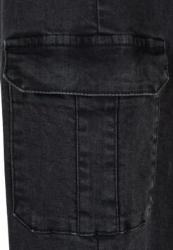 Urban ClassicsHIGH WAIST - Flared Jeans - Black Washed -Henry Tiger Butik b9c2108be7da428ebe6dcddf9acc9db9