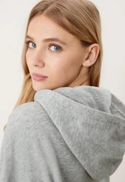 QS By S.OliverDOTÉ D’UNE POCHE KANGOUROU - Sweatshirt - Grey -Henry Tiger Butik be8fc094074845caba1a23724226a788