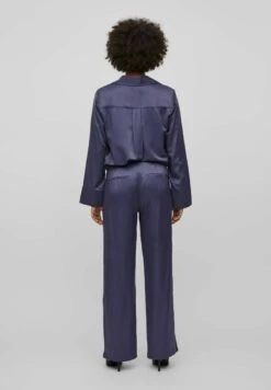 VILAMIT WEITEM BEIN HIGH WAIST - Tygbyxor - Crown Blue -Henry Tiger Butik bec1c9c2febc4755be4d1652c8f06a60