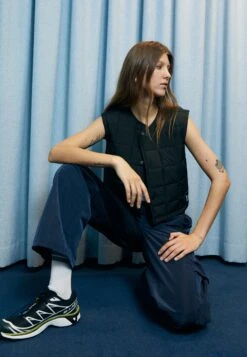 RainsPANTS WIDE - Cargobyxor - Ink