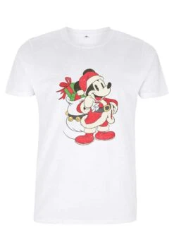 Henry TigerDISNEY CLASSIC MICKEY JUST SANTA MICKEY - T-shirt Med Print - White