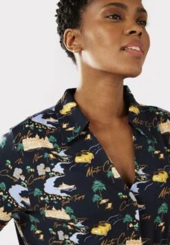 Chelsea PeersCÔTE DAZUR BUTTON UP SET - Pyjamas - Navy 11 Chelsea PeersCÔTE DAZUR BUTTON UP SET - Pyjamas - Navy -Henry Tiger Butik c6e2359992384e54b6f6f93590494111