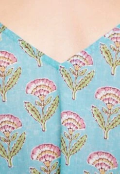 OYSHOFLORAL MOTIF MIDI - Nattlinne - Blue -Henry Tiger Butik c840a03e5eb745ab9dd42f2f247b778e