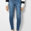 BershkaHIGH WAIST - Jeans Skinny Fit - Dark Blue -Henry Tiger Butik cbb8ae0b65ff4f7dae2fe0efafea4fa9