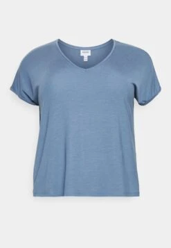 Vero Moda CurveVMAYA SS V-NECK VMA NOOS CURVE - T-shirt - Bas - China Blue -Henry Tiger Butik d043866e61604136bb856cf644c723f9