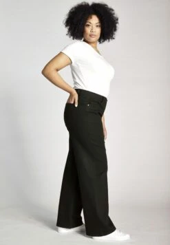 Ulla PopkenJeans Straight Leg - Noir -Henry Tiger Butik d1798302b1594e489de8a765f3f2703b