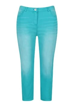SamoonBETTY - Jeans Tapered Fit - Cyan -Henry Tiger Butik d1ead045b8004f589041e63e3ca27fad