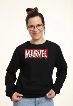 Henry TigerMARVEL OTHER MELTING MARVEL - Sweatshirt - Black