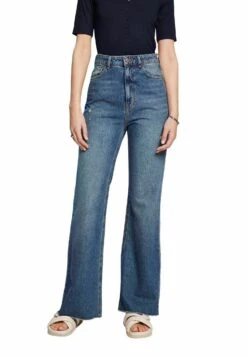 Edc By EspritFlared Jeans - Blue Dark Washed