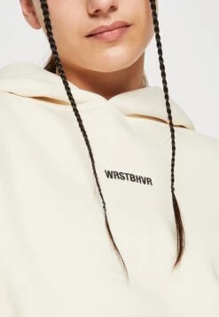 WRSTBHVRDARA HOODIE EXCLUSIVE WOMEN - Sweatshirt - Ecru -Henry Tiger Butik d7b1b25b5cf94a40a0772f6f50bd22a0