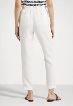 Lauren Ralph Lauren PetiteADRIARIE ANKLE FLAT FRONT - Tygbyxor - White -Henry Tiger Butik d8687a272a17441e9cc0a9d4c9617d24